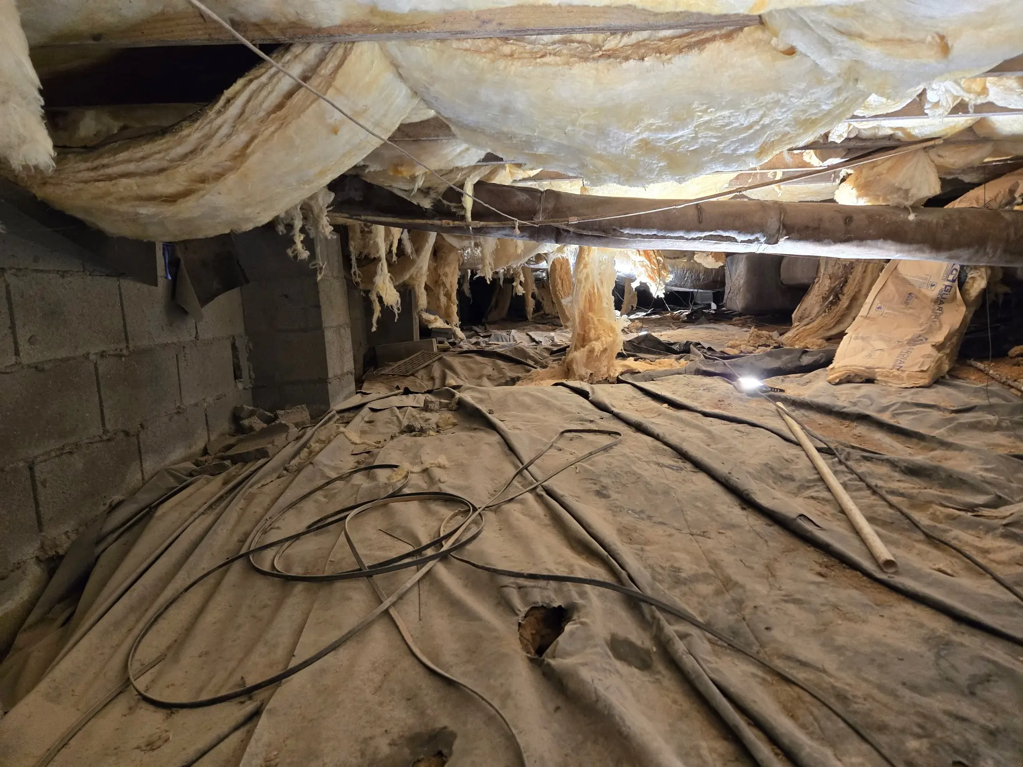 Foundation repair before